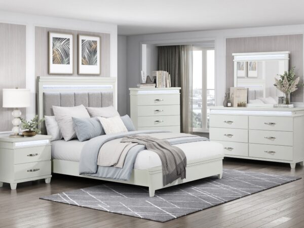1321  Bedroom Kidman Collection 4pc Set (QB+NS+DR+MR)