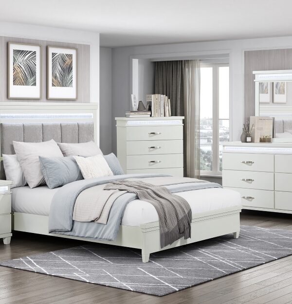 1321  Bedroom Kidman Collection 4pc Set (QB+NS+DR+MR)