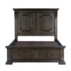 HE-1325-1  Queen Platform Bed with Footboard Storage