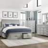 1337 Bedrooom Willowbrook Collection 4pc Set (QB+NS+DR+MR)