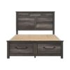 1342 Bedroom Lenior Collection 4pc Set (QB+NS+DR+MR)