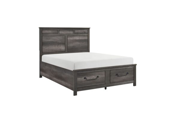 1342 Bedroom Lenior Collection 4pc Set (QB+NS+DR+MR)