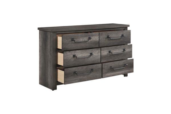 1342 Bedroom Lenior Collection 4pc Set (QB+NS+DR+MR)