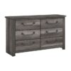1342 Bedroom Lenior Collection 4pc Set (QB+NS+DR+MR)