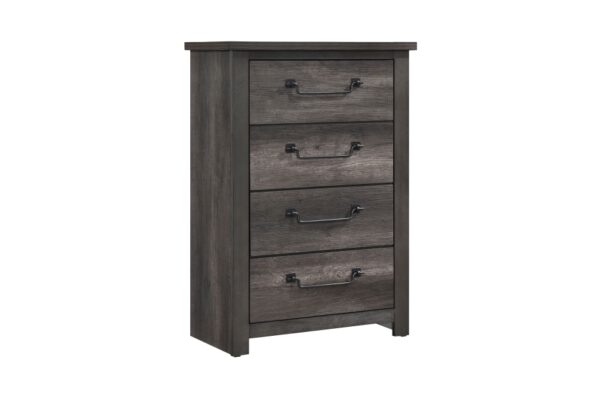 1342 Bedroom Lenior Collection 4pc Set (QB+NS+DR+MR)