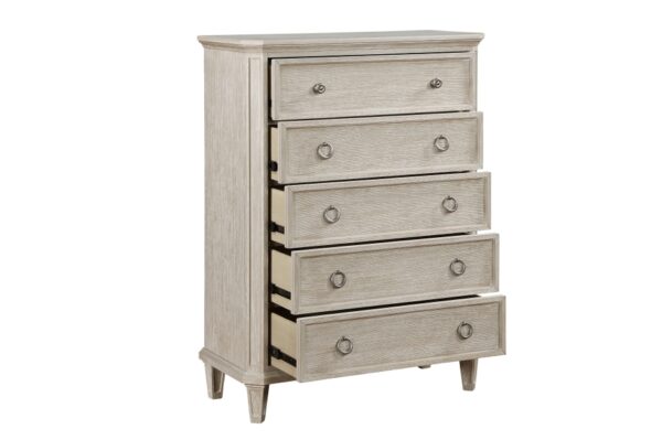 1344 Bedroom Leander Collection 4pc Set (QB+NS+DR+MR)