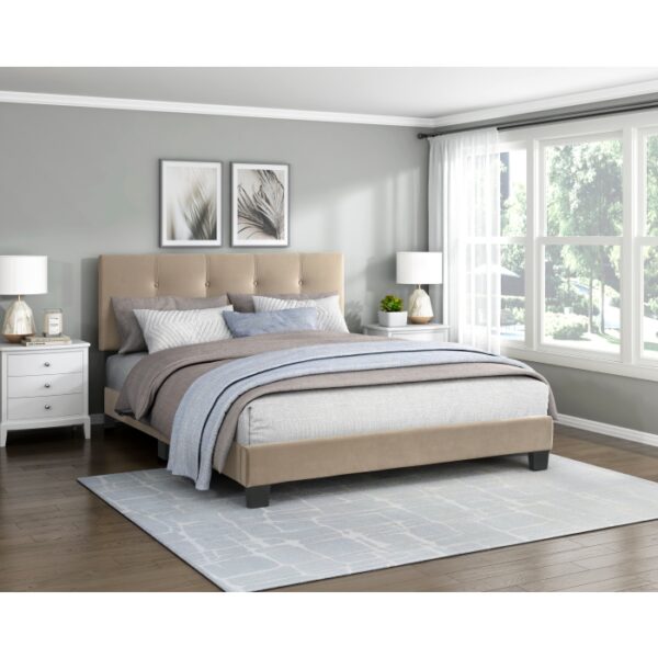 HE-1350BR-1  Queen Platform Bed