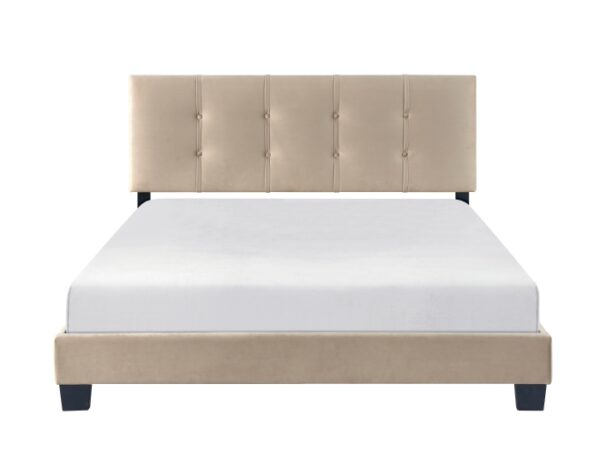 HE-1350BR-1  Queen Platform Bed