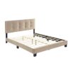 HE-1350BR-1  Queen Platform Bed