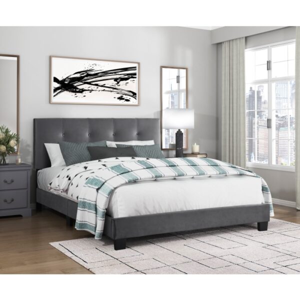 HE-1350DG-1  Queen Platform Bed
