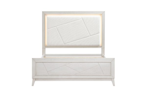 1355 Bedroom Asteria Collection 4pc Set (QB+NS+DR+MR)