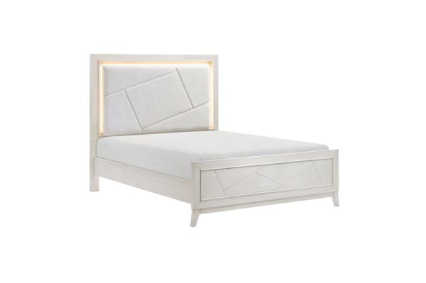 1355 Bedroom Asteria Collection 4pc Set (QB+NS+DR+MR)