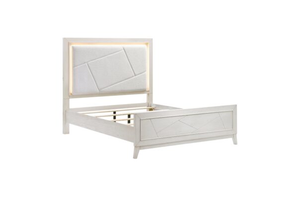 1355 Bedroom Asteria Collection 4pc Set (QB+NS+DR+MR)