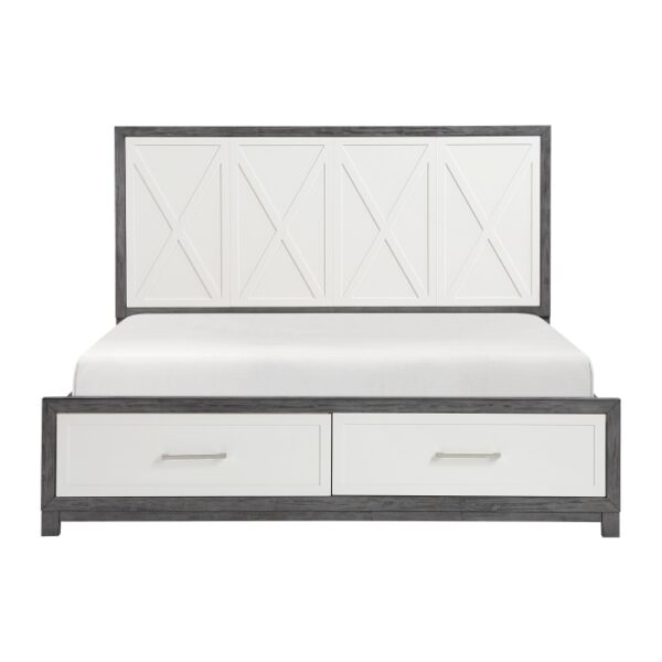 Eastern King Platform Bed wi