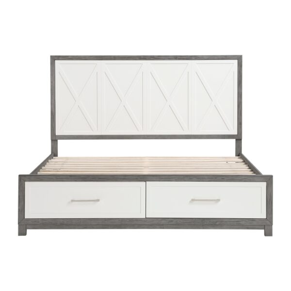 Eastern King Platform Bed wi