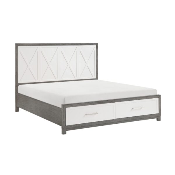 Eastern King Platform Bed wi