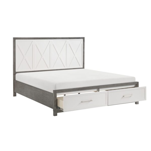 Eastern King Platform Bed wi