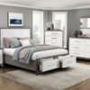1366 Bedroom Rowan Collection 4pc Set (QB+NS+DR+MR)