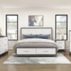 1366 Bedroom Rowan Collection 4pc Set (QB+NS+DR+MR)