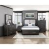 HE-1381-1  Queen Platform Bed with Footboard Storage
