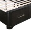 HE-1381-1  Queen Platform Bed with Footboard Storage