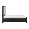 HE-1381-1  Queen Platform Bed with Footboard Storage