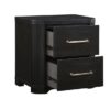 1381 Bedroom Gilbert Collection 4pc Set (QB+NS+DR+MR)