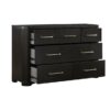 1381 Bedroom Gilbert Collection 4pc Set (QB+NS+DR+MR)