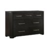 1381 Bedroom Gilbert Collection 4pc Set (QB+NS+DR+MR)