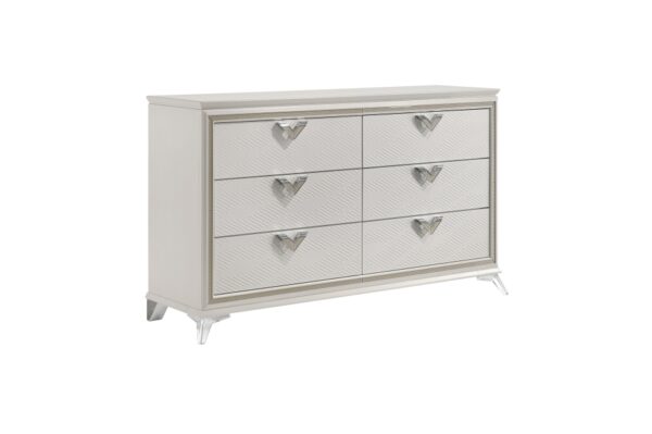 1383 Bedroom Audra Collection 4pc Set (QB+NS+DR+MR)