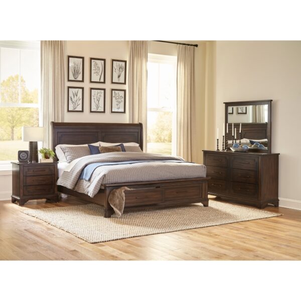 Eastern King Platform Bed wi