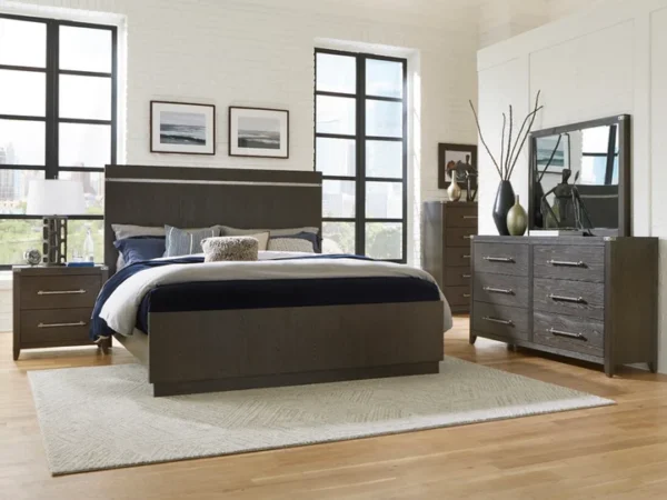 1413 Bedroom Bellamy Collection 4pc Set (QB+NS+DR+MR)