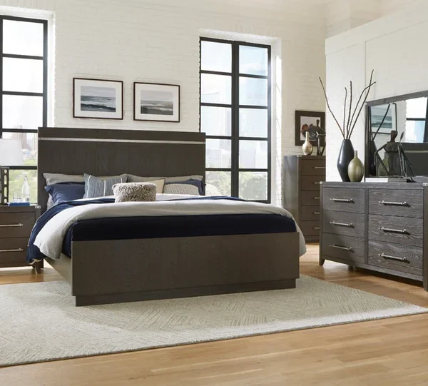 1413 Bedroom Bellamy Collection 4pc Set (QB+NS+DR+MR)