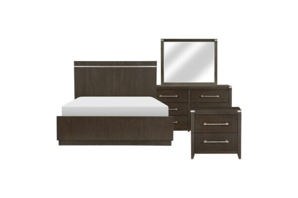 1413 Bedroom Bellamy Collection 4pc Set (QB+NS+DR+MR)