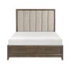 HE-1422N-1  Queen Platform Bed with Footboard Storage