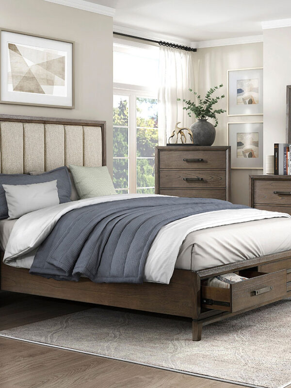 1422N Bedroom Cambridge Collection 4pc Set (QB+NS+DR+MR)