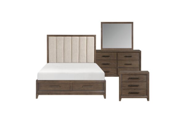 1422N Bedroom Cambridge Collection 4pc Set (QB+NS+DR+MR)