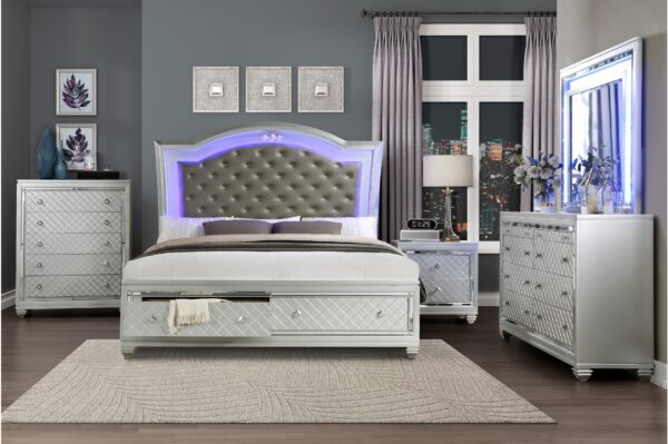 1430 Bedroom Leesa Collection Queen Platform Bed with Foot...