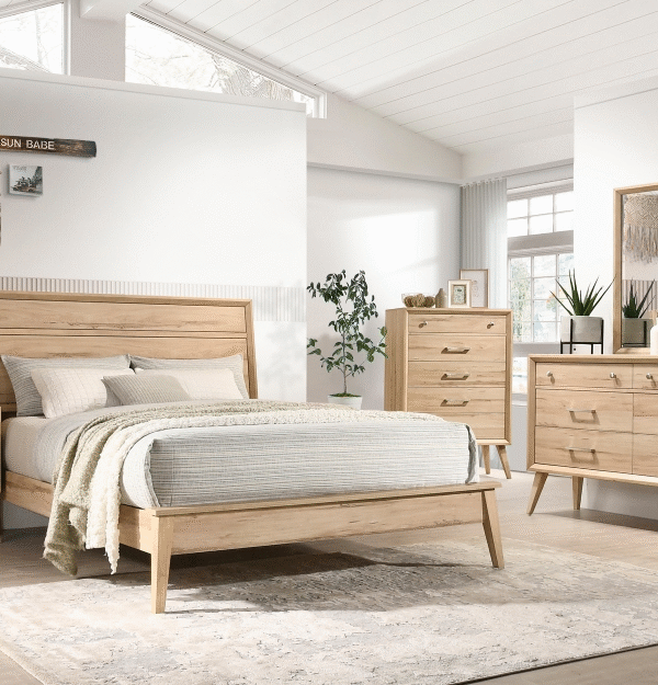 1444 Bedroom Marrin Collection 4pc Set (QB+NS+DR+MR)