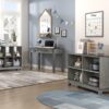 1450 Bedroom Garretson Collection 4pc Set (QB+NS+DR+MR)