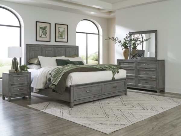 1450 Bedroom Garretson Collection 4pc Set (QB+NS+DR+MR)