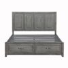 Eastern King Platform Bed wi