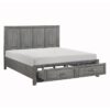 Eastern King Platform Bed wi