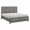 Eastern King Platform Bed wi