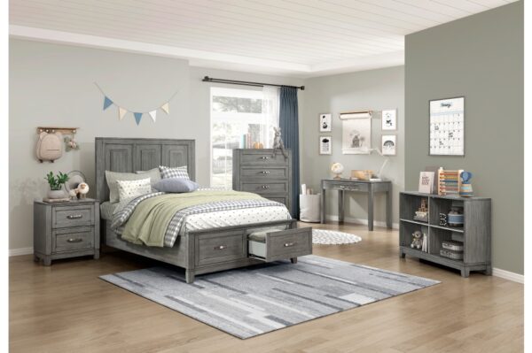 1450 Bedroom Garretson Collection 4pc Set (QB+NS+DR+MR)