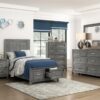 1450 Bedroom Garretson Collection 4pc Set (QB+NS+DR+MR)