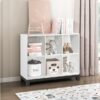 1450WH Bedroom Garretson Collection 4pc Set (QB+NS+DR+MR)
