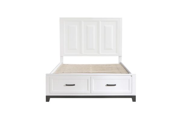 1450WH Bedroom Garretson Collection 4pc Set (QB+NS+DR+MR)