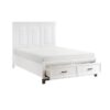 1450WH Bedroom Garretson Collection 4pc Set (QB+NS+DR+MR)