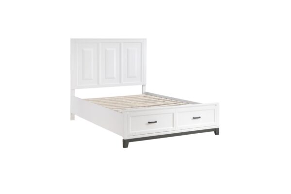 1450WH Bedroom Garretson Collection 4pc Set (QB+NS+DR+MR)